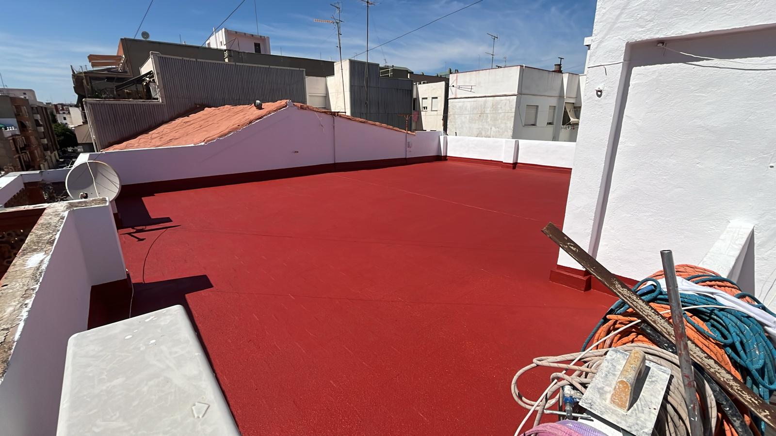 Impermeabilización de cubierta en Valencia